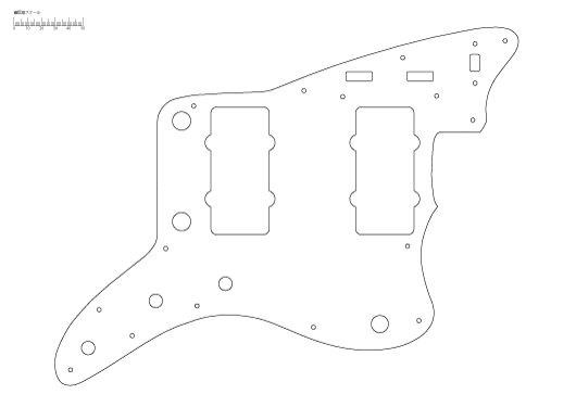 Custom Pickguard ジャズマスター Usa 用ピックガード Fender Usa Jazz Master