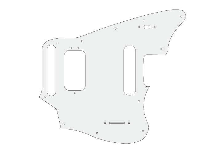 CustomPickguard Fender Mexico Player Series Jaguar（2018年〜近年 